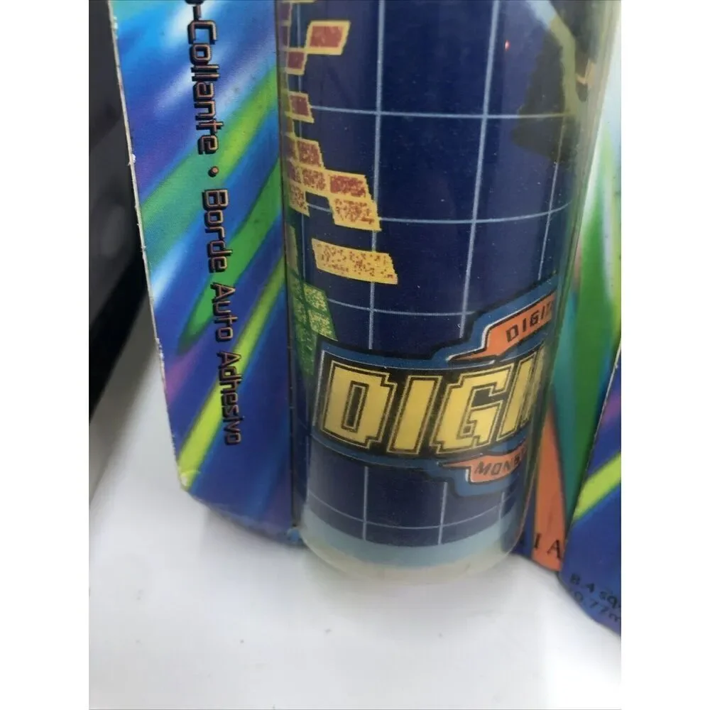 3 Digimon Digital Monsters Self Stick Wall Paper Border 8.4sq.ft 5ydx6.75in VTG.
